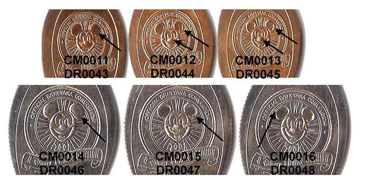 Disneyana Elongated Coins