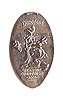 Disneyland elongated nickel or pressed nickel coin