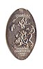 Disneyland elongated nickel or pressed nickel coin