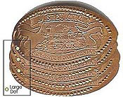 Zoom in on these Disneyland elongated coins and pressed pennies with a click.