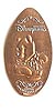 Hong Kong Disneyland pressed penny or coin.