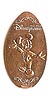 Hong Kong Disneyland pressed penny or coin.