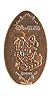 Hong Kong Disneyland pressed penny or coin.