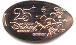Tokyo Disneyland 25th Anniversary "pressed penny" medal collection