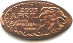 DisneySEA "pressed penny" - coin of the month