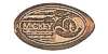 Tokyo Disneyland pressed penny picture.