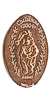 Tokyo Disneyland pressed penny picture.