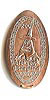 Tokyo Disneyland pressed penny picture.