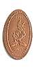 Tokyo Disneyland pressed penny picture.