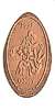 Tokyo Disneyland pressed penny picture.