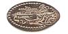 Tokyo Disneyland pressed penny picture.