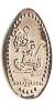 Tokyo Disneyland pressed penny picture.