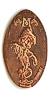Tokyo Disneyland pressed penny picture.