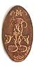 Tokyo Disneyland pressed penny picture.