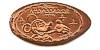 Tokyo Disneyland pressed penny picture.