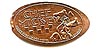 Tokyo Disneyland pressed penny picture.