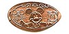 Tokyo Disneyland pressed penny picture.