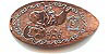 Tokyo Disneyland pressed penny picture.