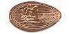 Tokyo Disneyland pressed penny picture.