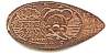 Tokyo Disneyland pressed penny picture.