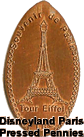 Disneyland Paris Pressed Penny Coin