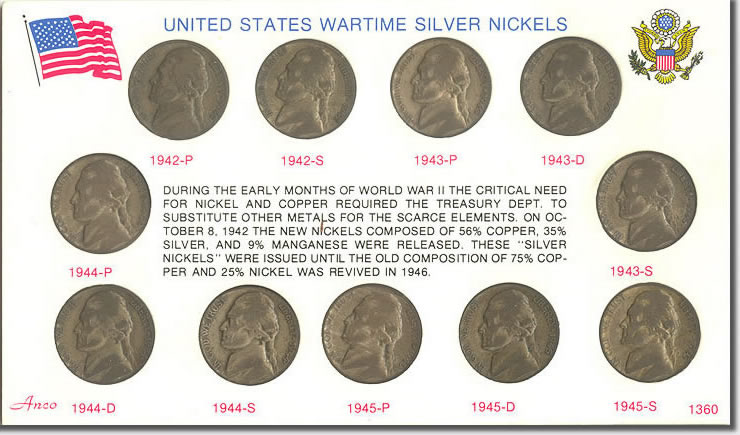 Silver War Nickels
