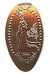 Disneyland pressed penny picture. Click to Zoom.