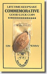 WDW elongated coin key chain!