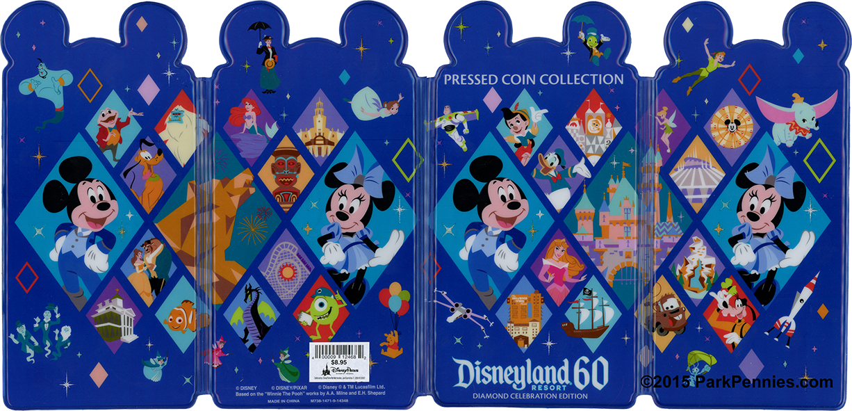 Disney Stretched Pressed Coin Collection Books