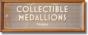 #148-151 Pixar Fest Medallion Marquee for Toy Story 3, Monsters University 2013, Cars 3 2017, and Turning Red 2022, Medallion Guide Numbers 148-151. Kingswell Camera Shop, DCA 4-26-2024 . 