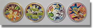 View the Hong Kong Disneyland Medallion set #8. The latest Hong Kong Disneyland Toy Story medallions!